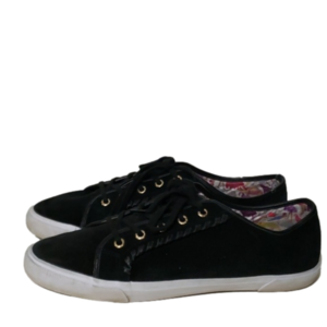 Jack Roger's Black Suede Leather Sneakers Sz 11